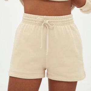 Girlfriend Collective 50/50 Sweat Shorts - Porcini